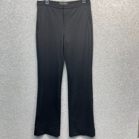 Kobi Halperin Rylie Knit Flare Pants Womens 10 Black‎ Bootcut Stretch Trousers - Picture 1 of 11
